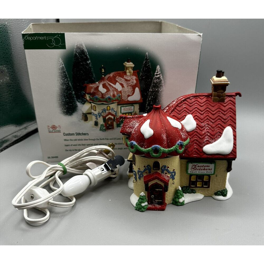 Dept. 56 North Pole Custom Stitches Small Sizes Only #56400 1998-2000